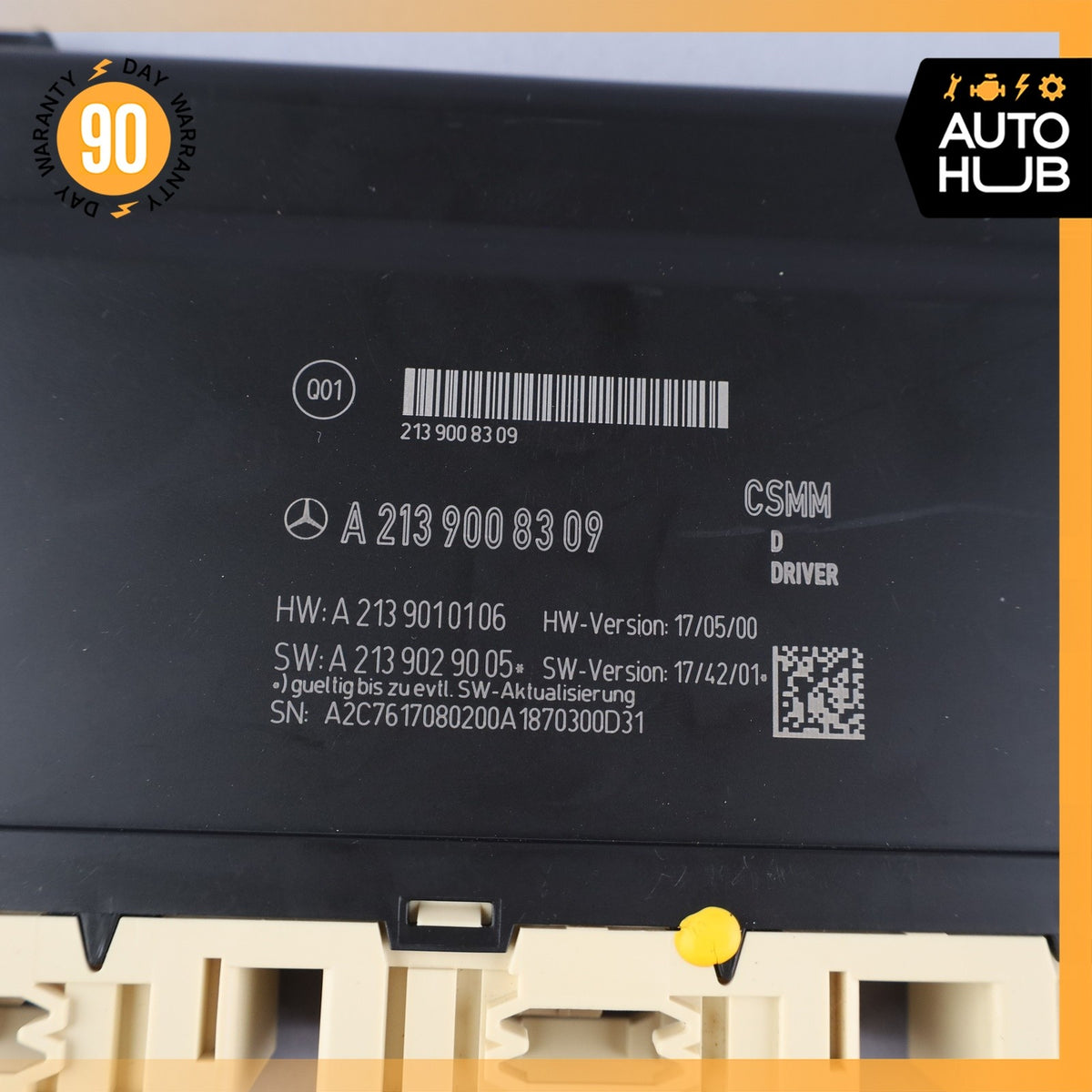 Mercedes W213 E300 CLS450 Front Left Door Control Module Unit 2139008309 OEM - photo 9