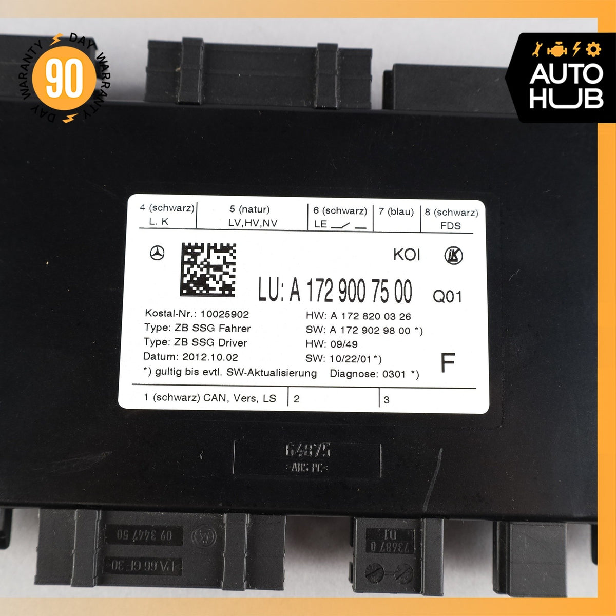 08-18 Mercedes W212 E350 CLS63 SLK250 Seat Control Module Front Left Side OEM - photo 8