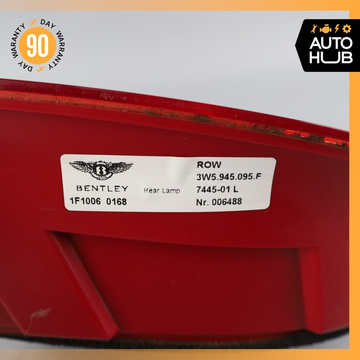 06-13 Bentley Continental Flying Spur Left Tail Light Lamp OEM FOR PARTS ONLY - photo 13