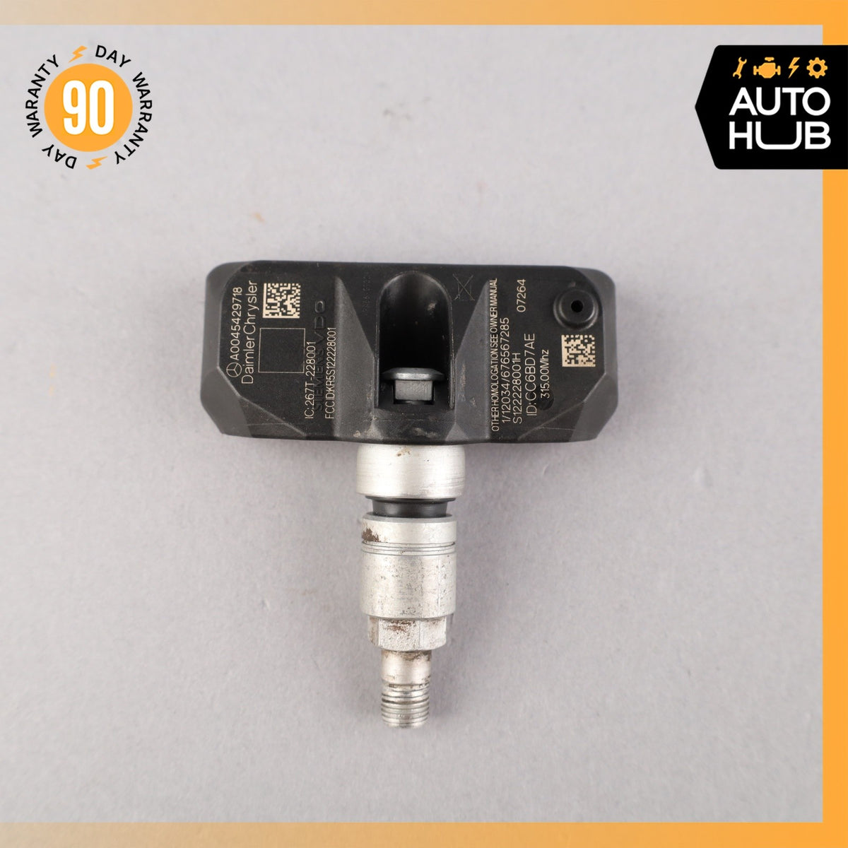 06-11 Mercedes W219 CLS550 S600 S550 TPMS Tire Pressure Sensor 315 Mhz Set OEM - photo 15