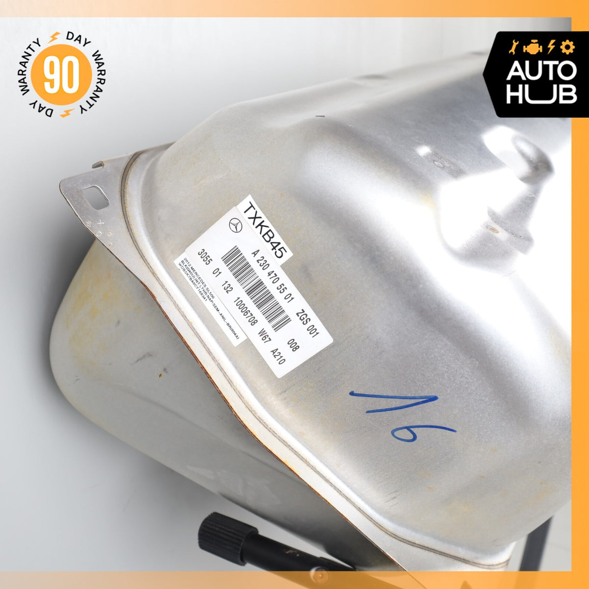 07-12 Mercedes R230 SL550 Gas Fuel Tank Reservoir Assembly 2304705501 OEM 78k - photo 13