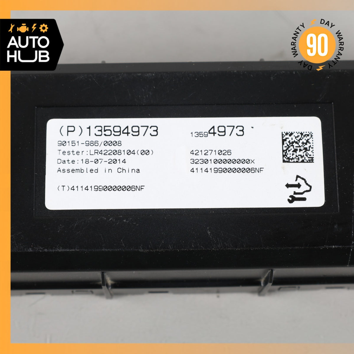 Chevrolet Corvette C7 AC A/C Climate Temperature Control Sensor 13594973 OEM - photo 8