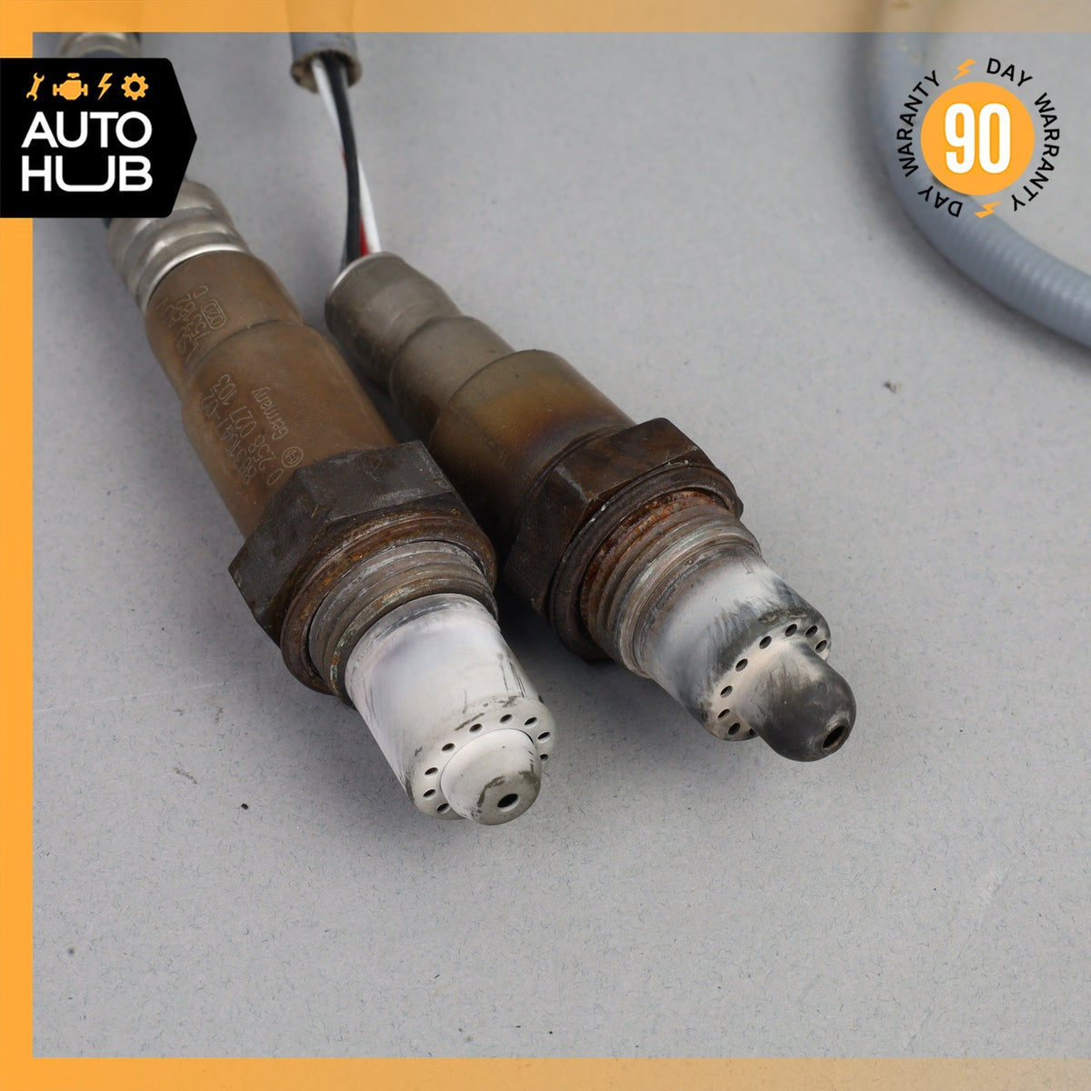 16-18 BMW F30 330e Front & Rear Oxygen Sensor Lambda Set OEM 54k - photo 3