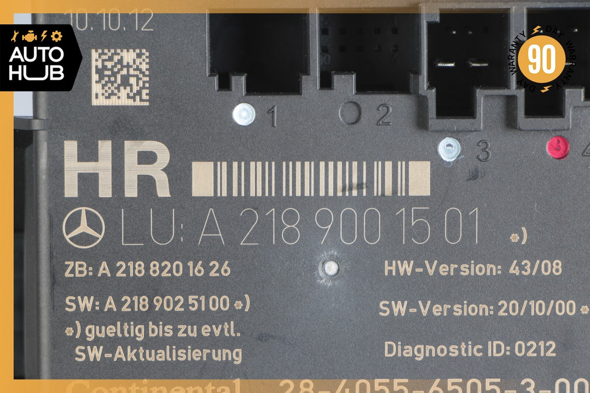 08-18 Mercedes W212 E550 CLS550 C250 Rear Right Side Door Control Module OEM - photo 8