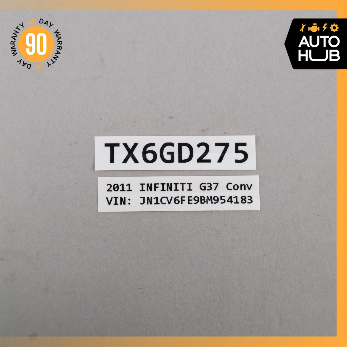 08-13 Infinity G37 Rear Sonar Park Aid Off Back Up Switch Button OEM 77k - photo 10