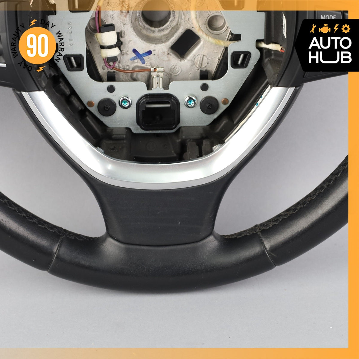 14-19 BMW F10 528i 650i Sport Leather Heated Steering Wheel 32306867286 OEM - photo 7