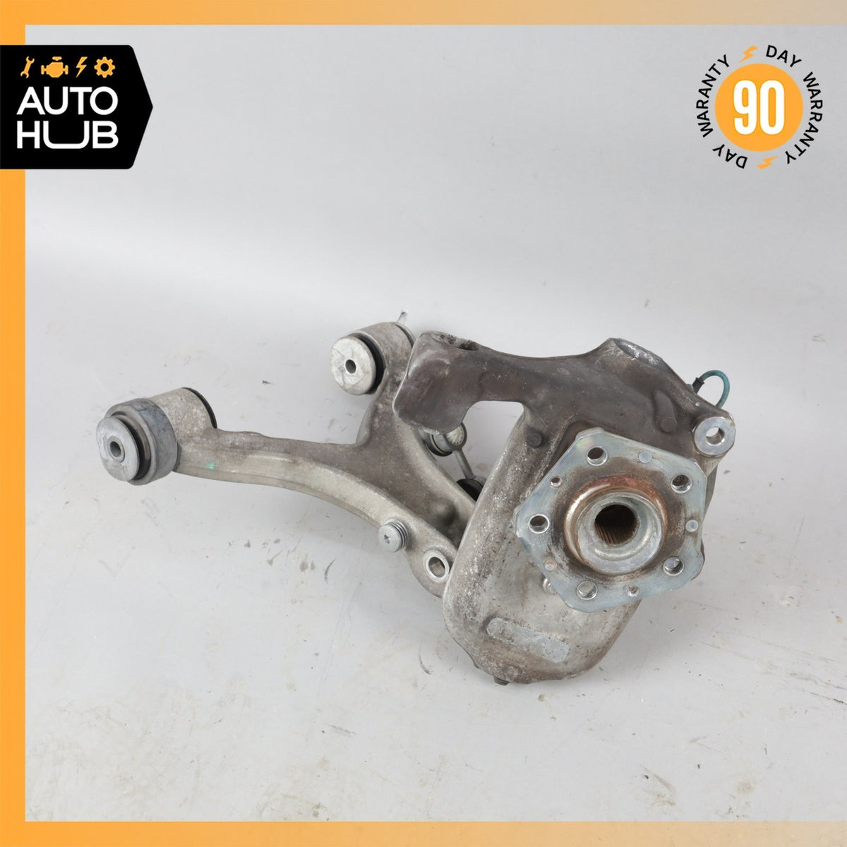 03-10 Maserati GranTurismo M145 Front Left Spindle Knuckle Hub w/ Arm OEM 66k - photo 2