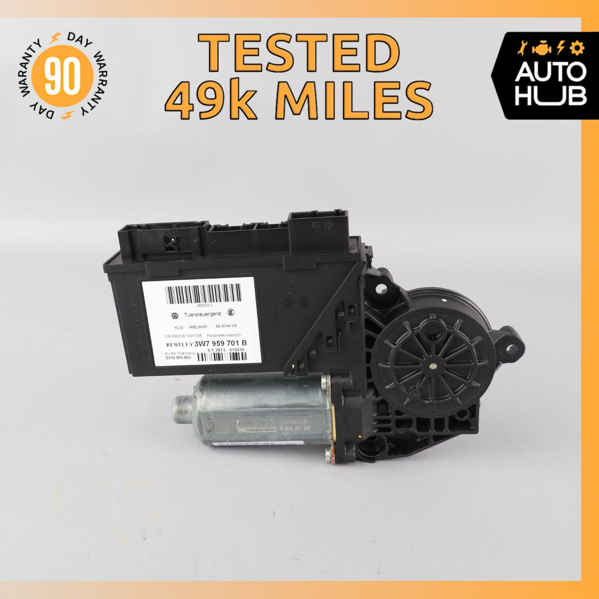 12-18 Bentley Continental GTC GT Front Left Door Window Regulator Motor OEM 49k - photo 1