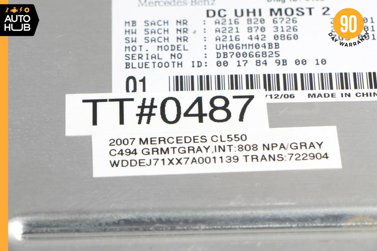 07-10 Mercede W216 CL550 S550 Bluetooth Communication Module 2218703126 OEM - photo 11