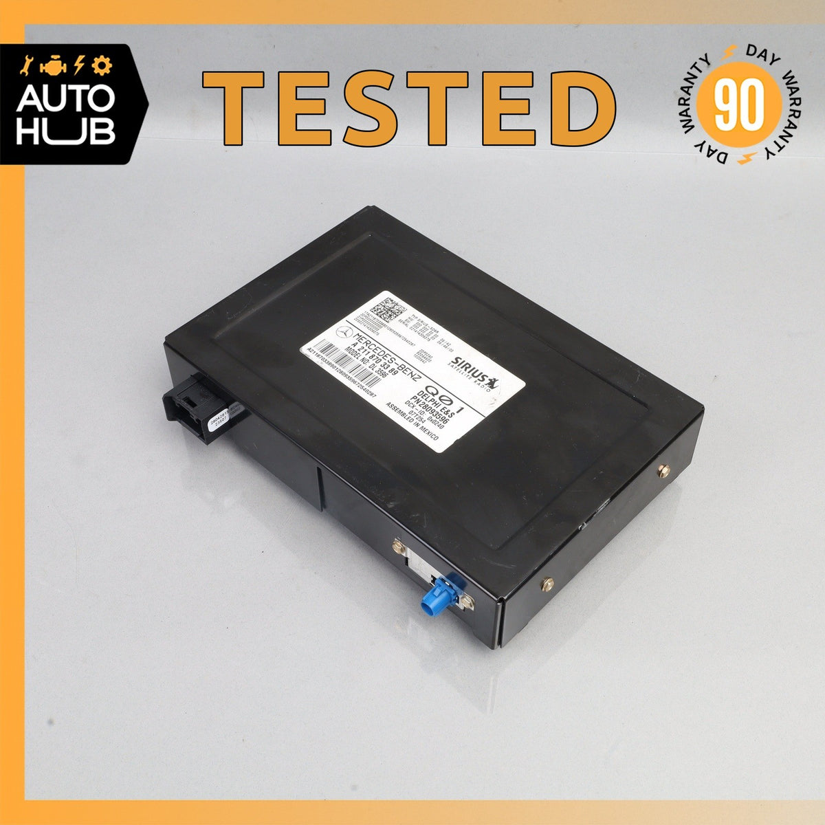 03-09 Mercedes X164 GL450 GL350 CLK550 CL550 Sirius Satellite Radio Receiver OEM - photo 1