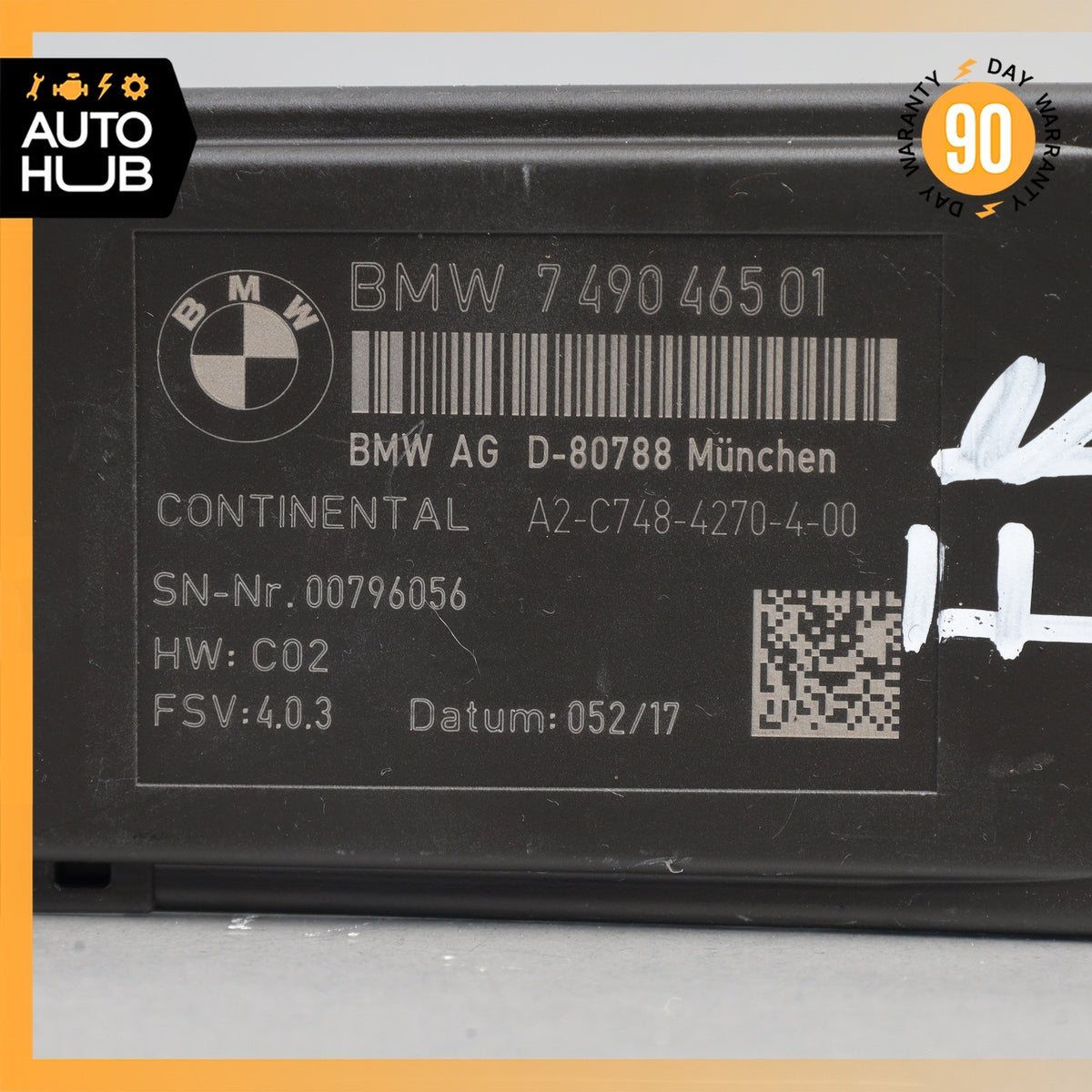 14-21 BMW i3 I01 Seat Heating Control Module 7490465 OEM 74k - photo 6