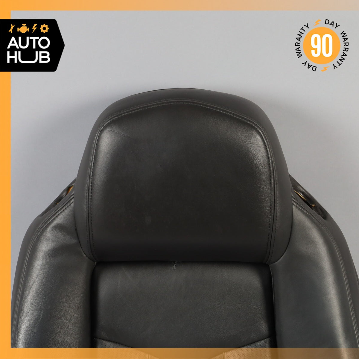 04-05 Cadillac XLR Left Driver Side Top Upper Seat Cushion Black OEM 51k - photo 3
