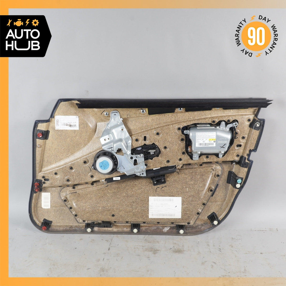 08-10 BMW E60 550i 528i Front Left Driver Side Interior Door Panel w/ Airbag OEM - photo 11