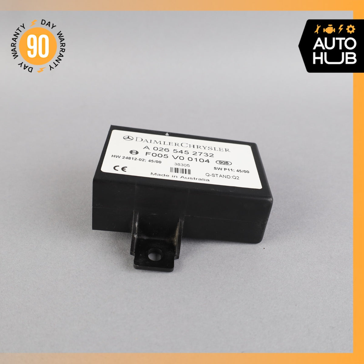03-06 Mercedes R230 SL500 SL55 AMG Diagnosis System Module 0265452732 OEM - photo 2