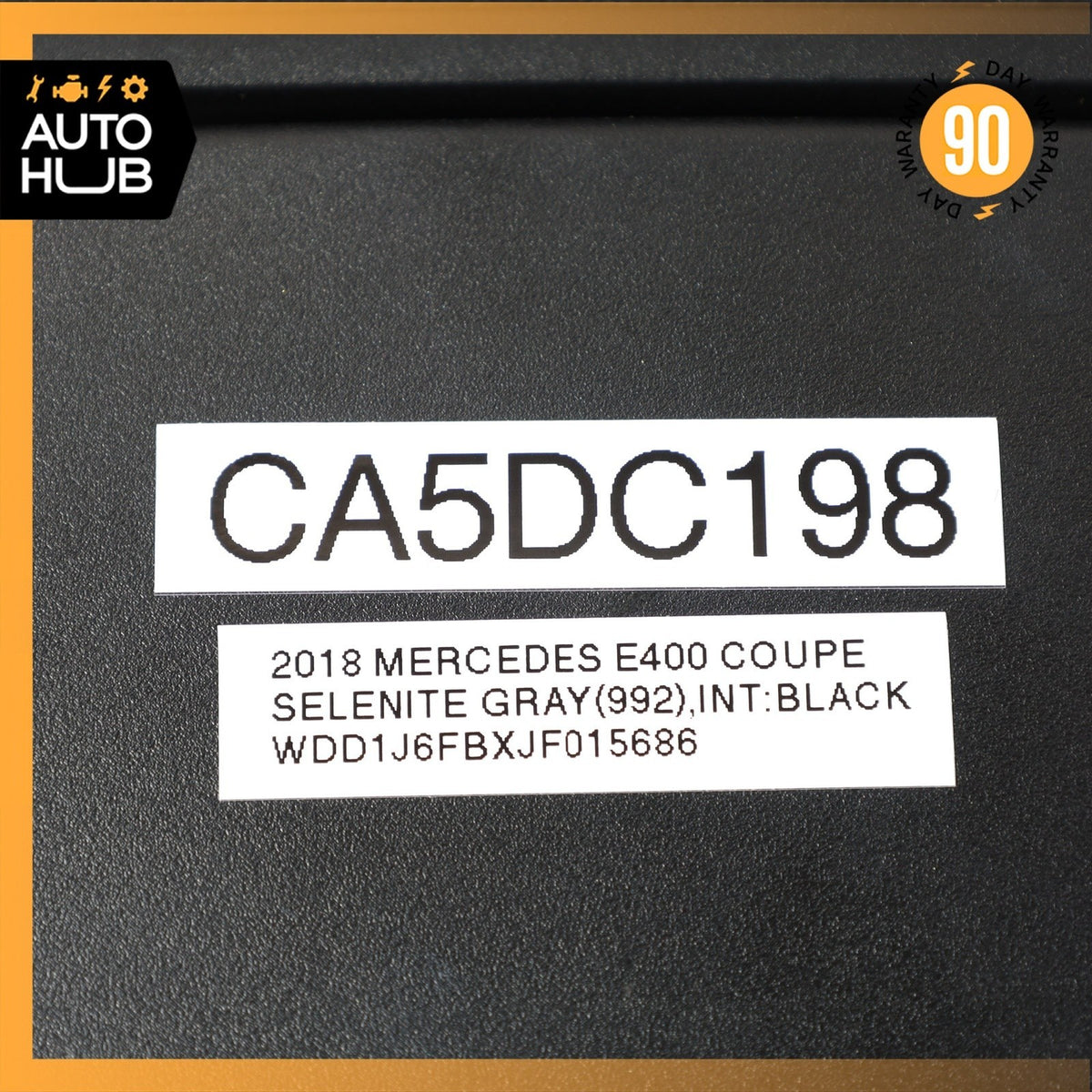 Mercedes W238 E400 C300 Right Passenger Side Sunvisor Sun Visor Black OEM - photo 16