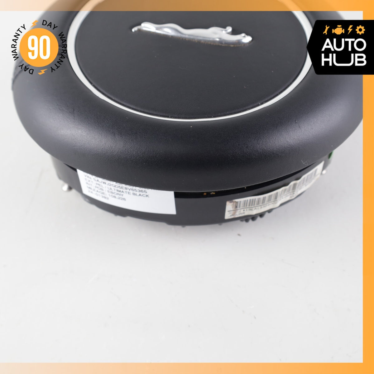 10-19 Jaguar X351 XJL 3.0L Steering Wheel Airbag Air Bag Black OEM - photo 5