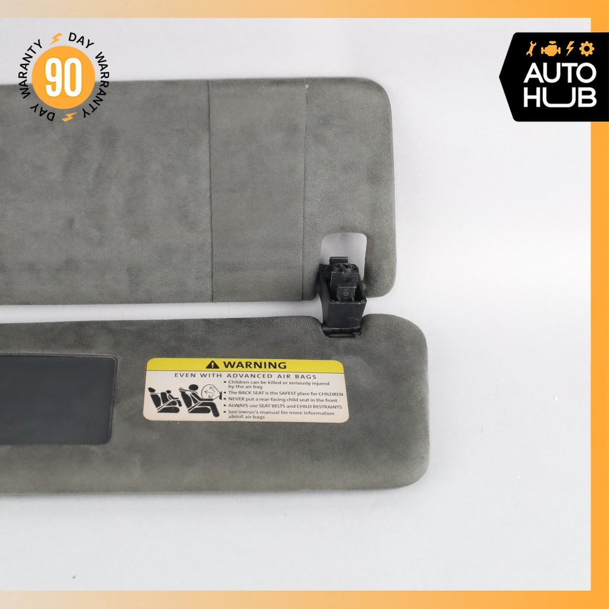 Porsche Cayenne 955 Sun Visor Sunvisor Left Driver Side Suede 7L5857551DH OEM - photo 9