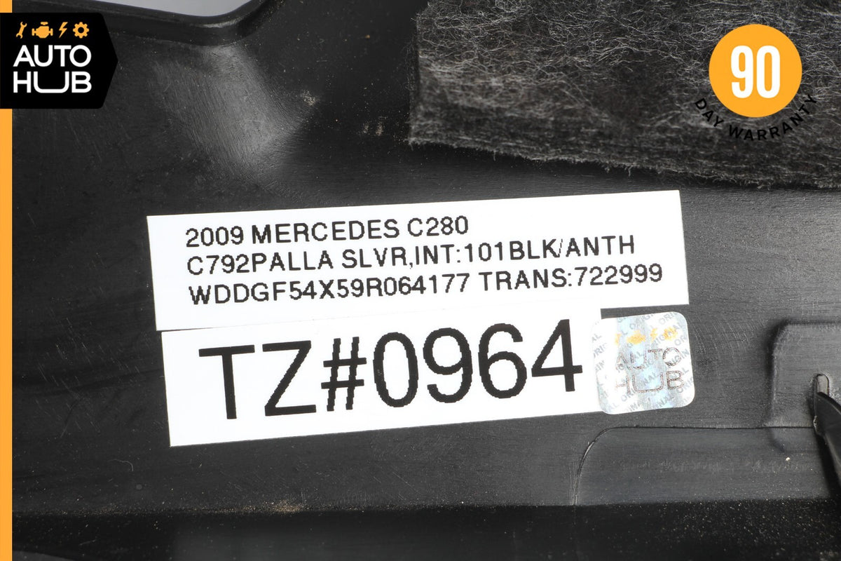 08-14 Mercedes W204 C300 C350 Dashboard Dash Board Trim Panel Left Black OEM - photo 12