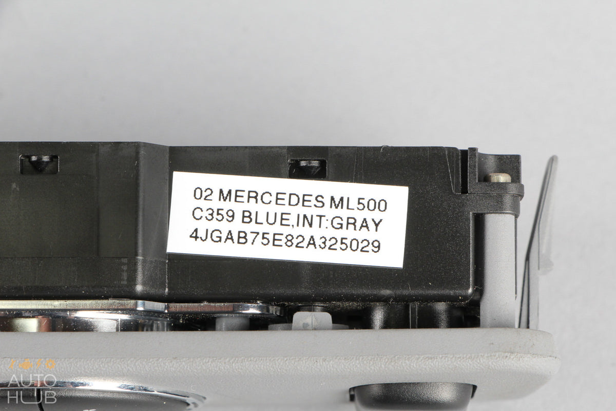 02-05 Mercedes W163 ML320 ML500 Rear Window Switch w/Climate 1638200326 OEM - photo 10