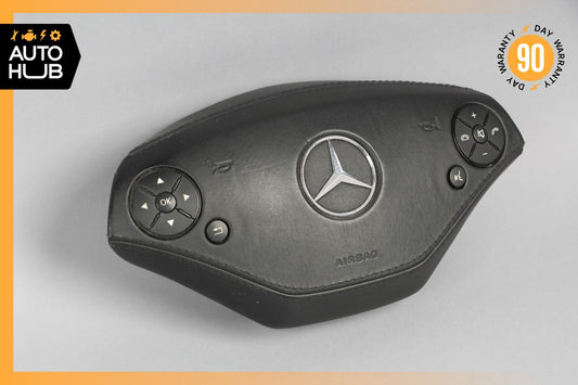 10-14 Mercedes W221 S550 S400 CL550 Steering Wheel Airbag Air Bag Black OEM - photo 1