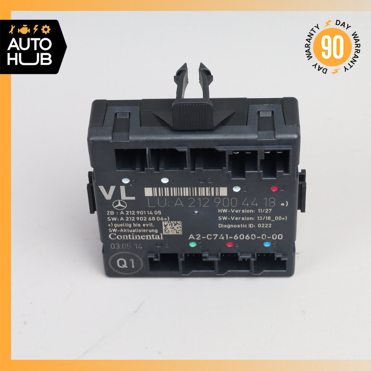 Mercedes W207 E350 E400 Front Left Driver Side Door Control Module OEM - photo 4