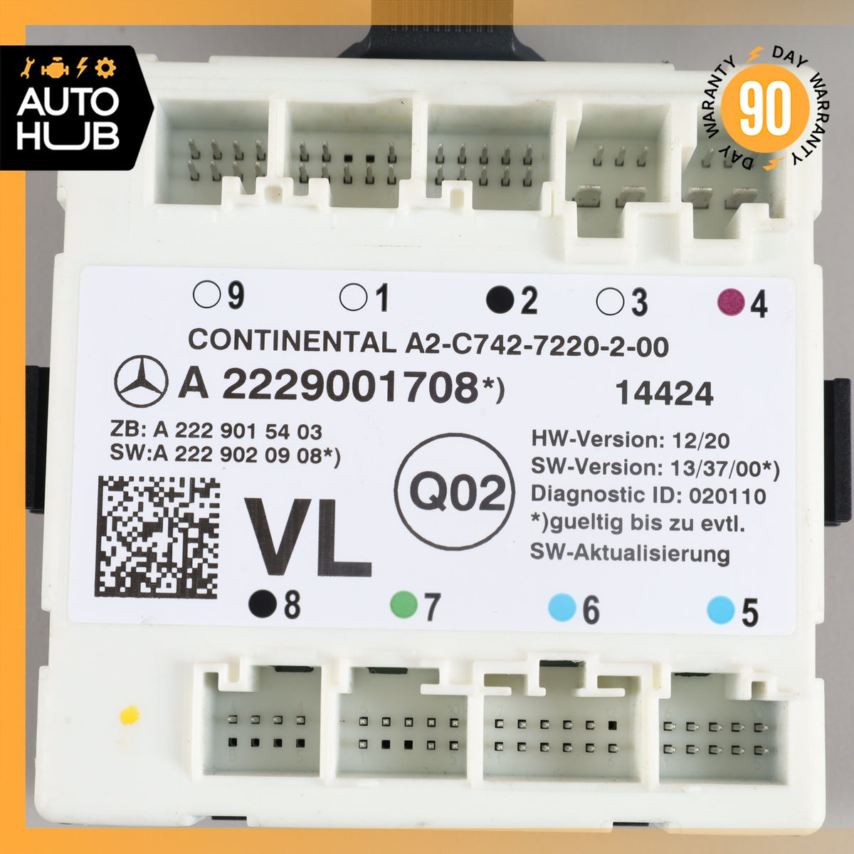 Mercedes W205 C300 Front Left Side Door Control Module OEM - photo 7