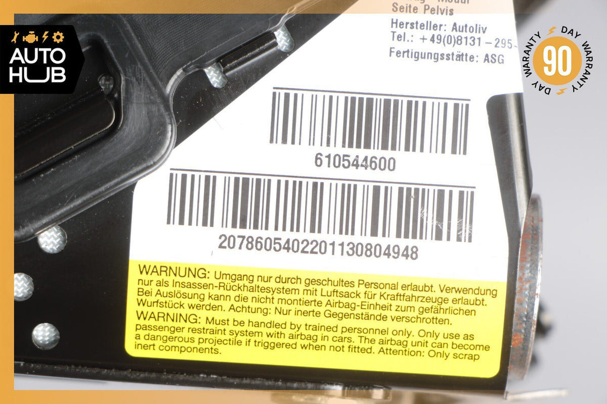 10-17 Mercedes W207 E550 C250 Coupe Seat Airbag Air Bag SRS Right Lower OEM - photo 9