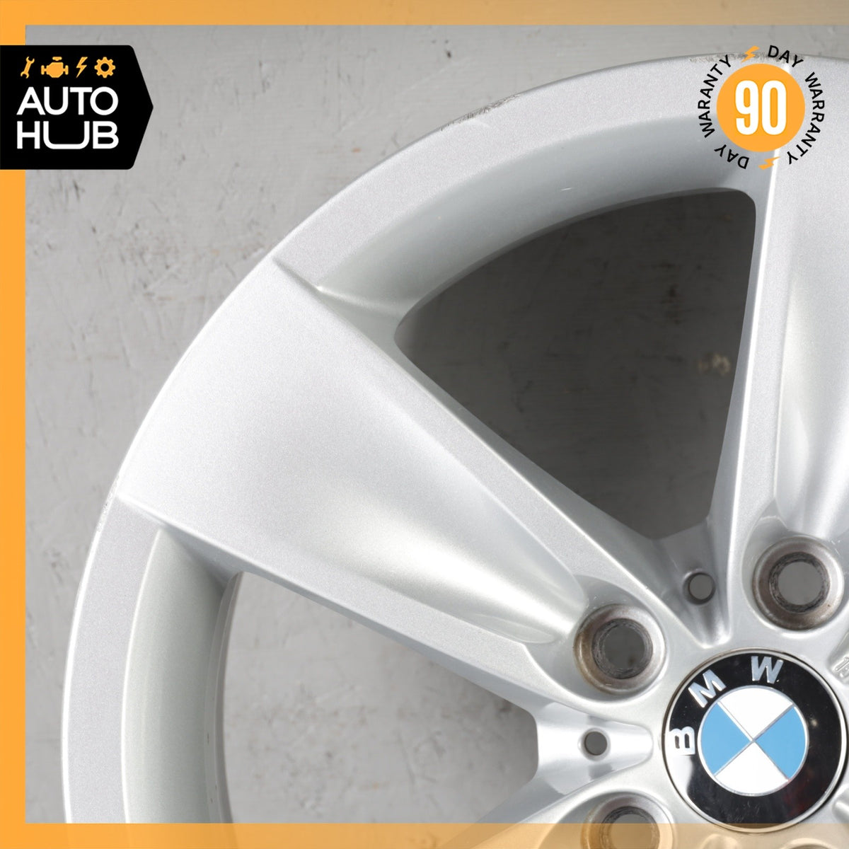 BMW E60 528i 535i 550i 8 x 18 18" Style 246 Wheel Rim Silver 6777349 OEM - photo 3