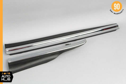 06-11 Mercedes W219 CLS550 CLS63 Inner Door Step Sill Plate Right Front & Rear - photo 1