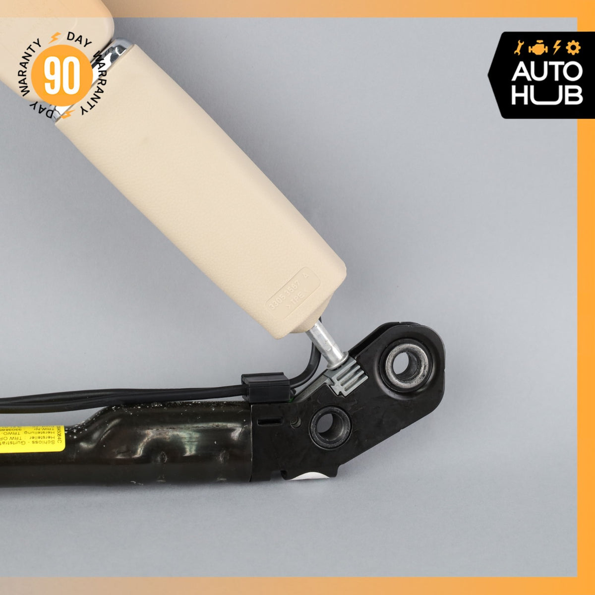 07-09 Mercedes W221 S550 CL550 Front Left Driver Seat Belt Buckle Beige OEM - photo 8