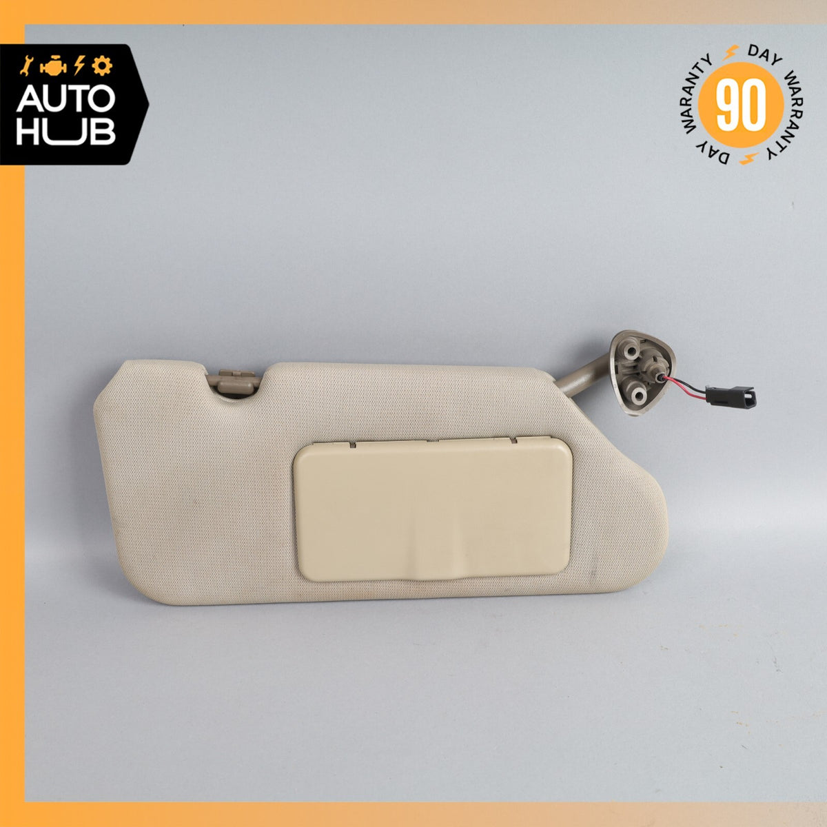04-05 Cadillac XLR Right Passenger Side Sun Visor Shade Beige 10334541 OEM 69k - photo 1