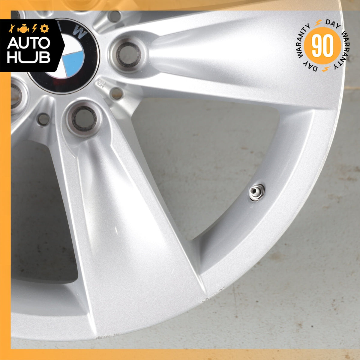 BMW E60 528i 535i 550i 8 x 18 18" Style 246 Wheel Rim Silver 6777349 OEM - photo 5