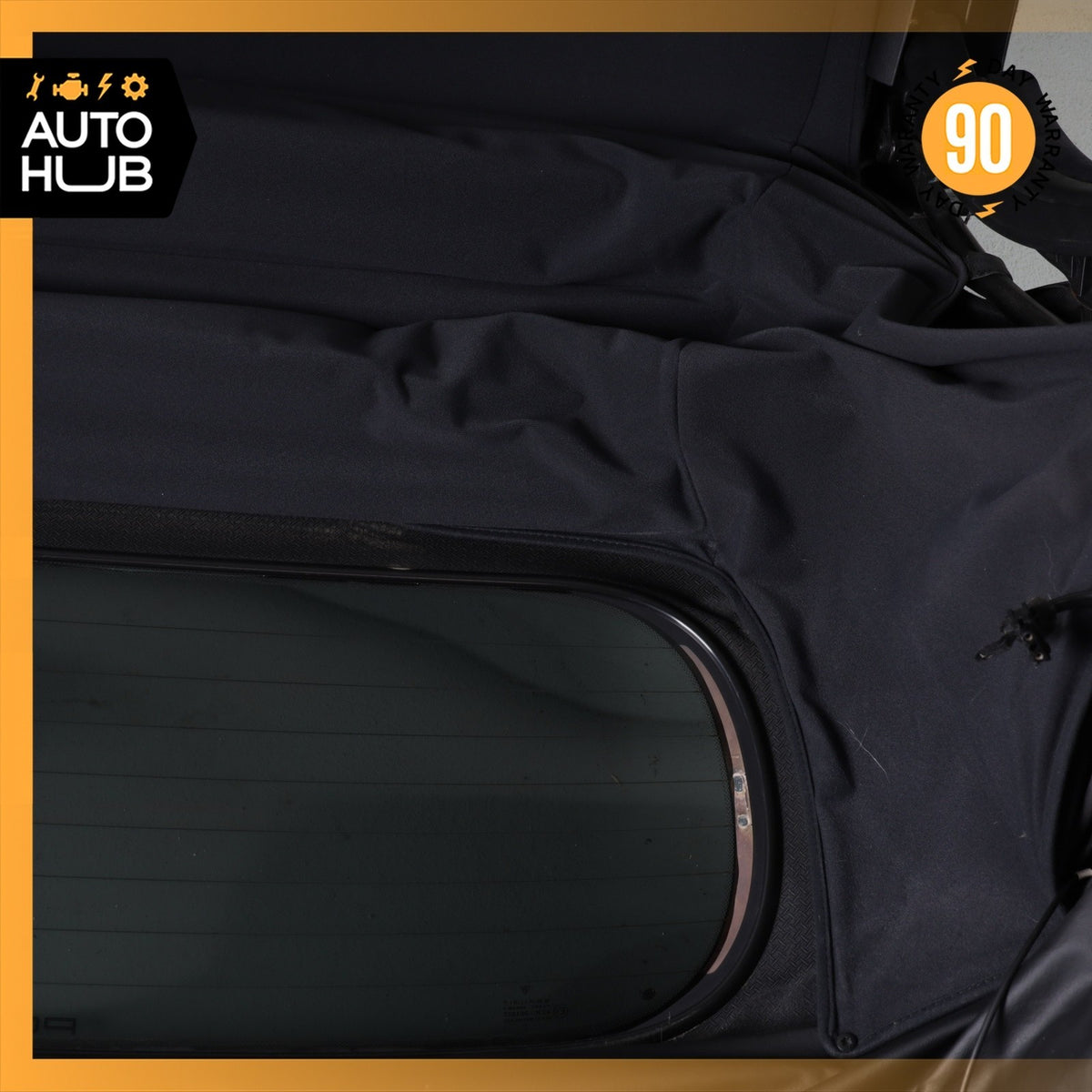 03-04 Porsche Boxster 986 Convertible Soft Top Roof Black OEM 61k - photo 13