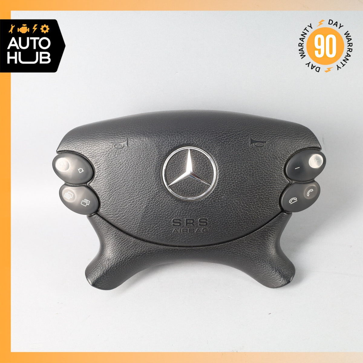 Mercedes W211 E350 CLS55 CLK350 SL500 Steering Wheel Airbag Air Bag Black OEM - photo 1