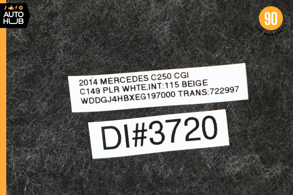 12-14 Mercedes W204 C250 C350 Coupe Rear Right Quarter Panel Trim Beige OEM - photo 12