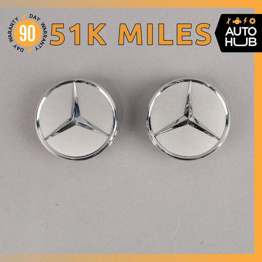 Mercedes R230 SL550 ML350 Wheel Center Cap Cover Set of 2 2204000125 OEM - photo 1