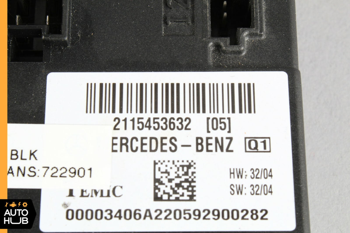 03-11 Mercedes W211 E500 E55 CLS500 Body Control Module Unit BCM 2115453632 OEM - photo 3