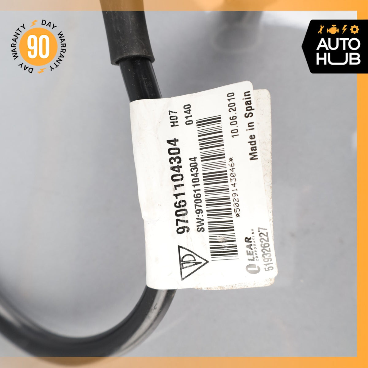 2010 Porsche Panamera 970 Turbo Negative Battery Cable Harness OEM - photo 11