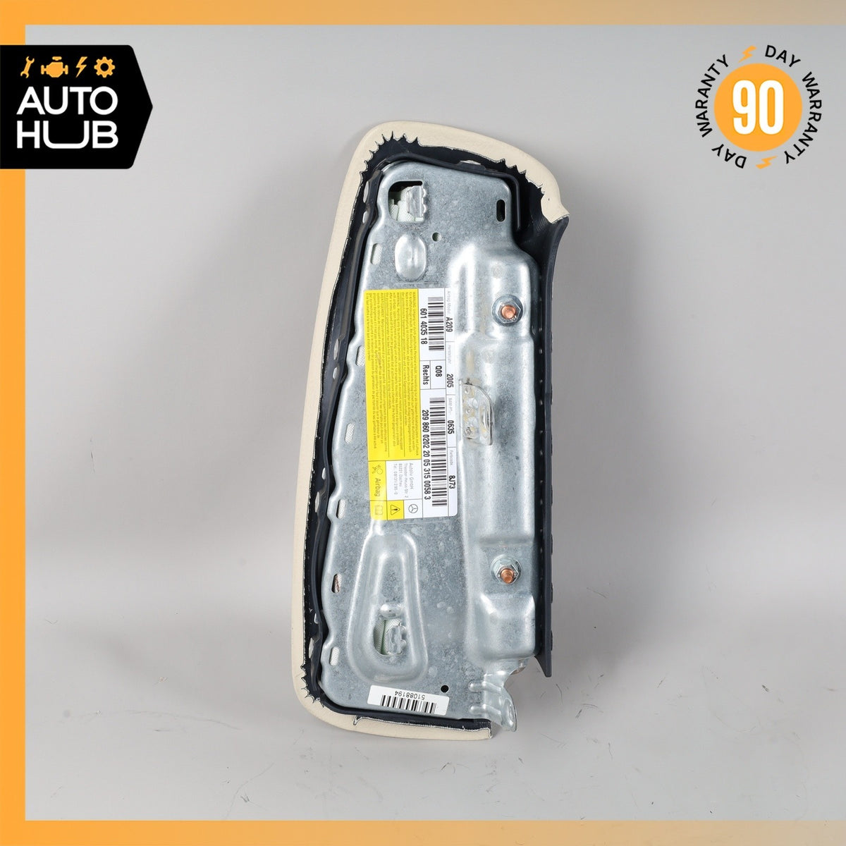 06-09 Mercedes W209 CLK350 CLK550 Front Right Seat Side Airbag Air Bag OEM - photo 6