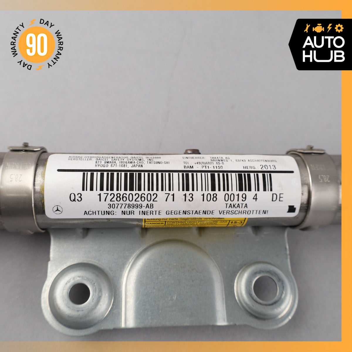 12-20 Mercedes R172 SLK250 SLC300 Right Side Door Airbag 1728602602 OEM - photo 15