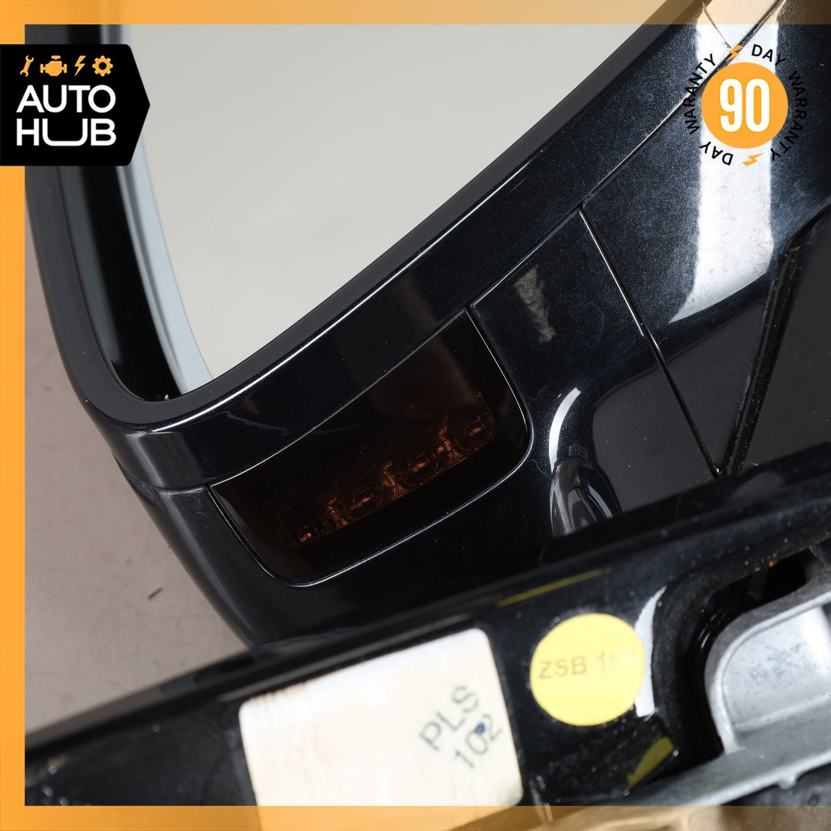 11-18 Audi D4 A8 S8 Front Right Side Rear View Mirror w/ Blind Spot Black OEM - photo 15