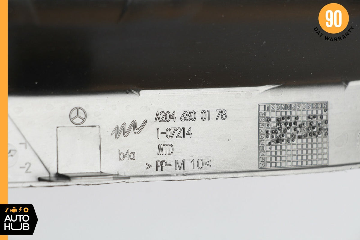 08-15 Mercedes W204 C300 C250 Dashboard Dash Board Trim Panel Left Black OEM - photo 9