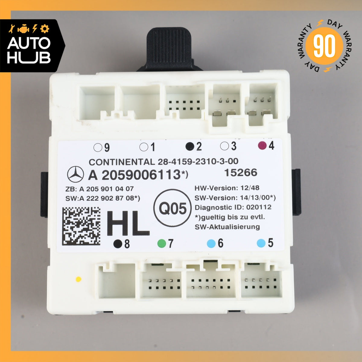 Mercedes W205 C300 C350e Rear Left Driver Side Door Control Module OEM - photo 2