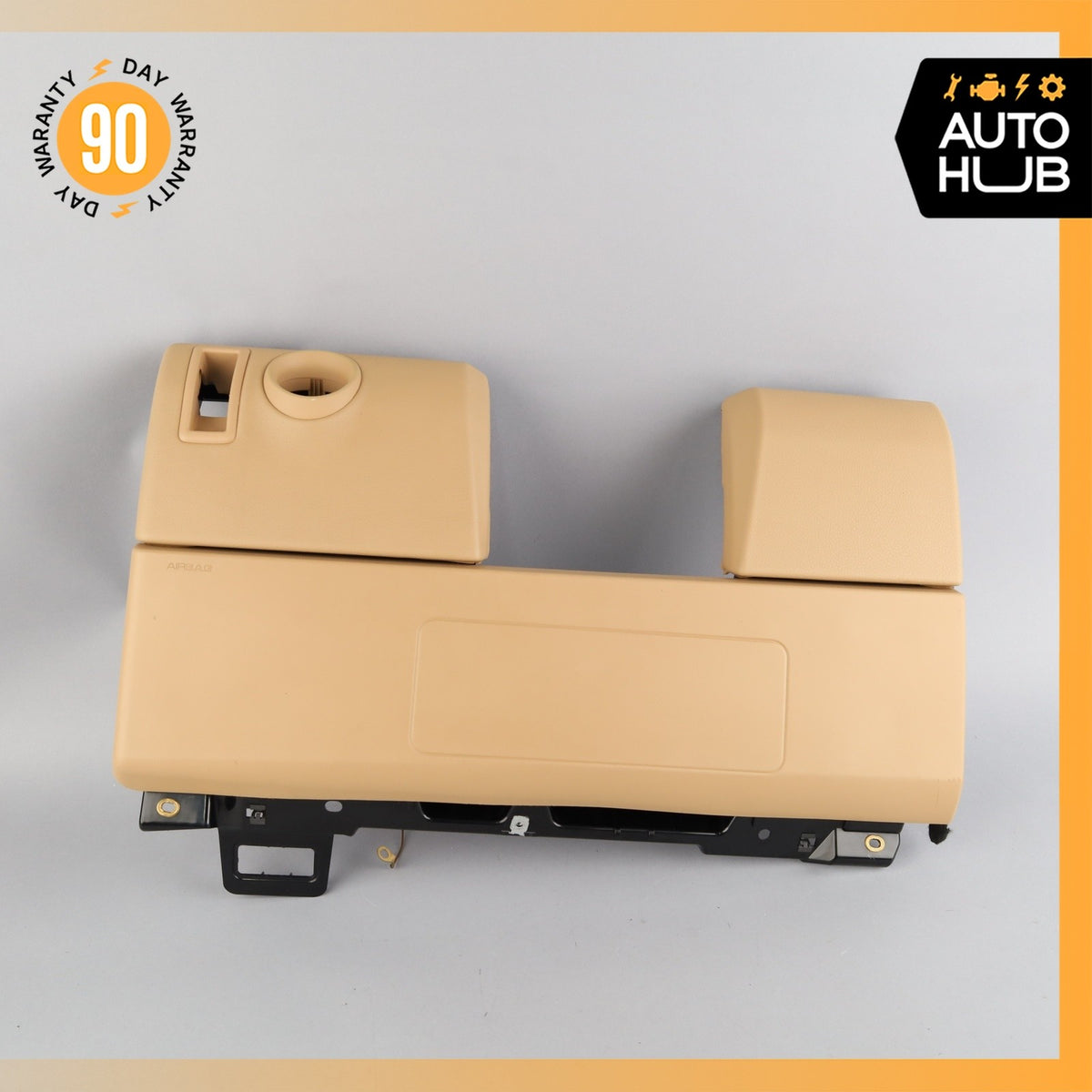 11-18 Porsche Cayenne 958 Left Dashboard Knee Airbag Air Bag Beige OEM - photo 1