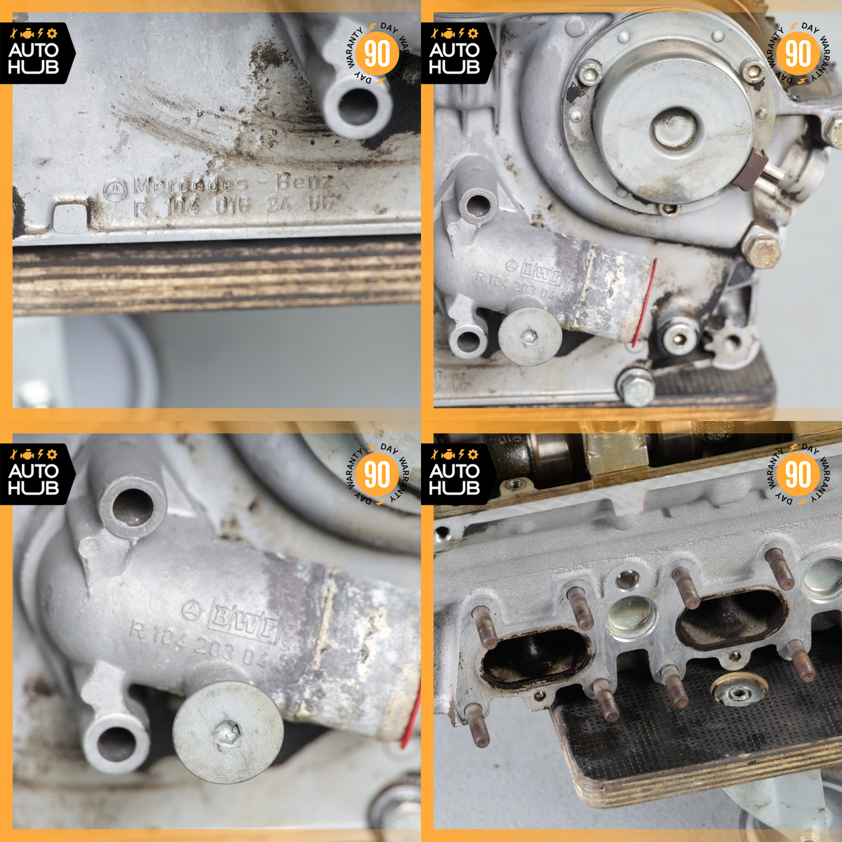 93-96 Mercedes W140 S320 E320 300CE M104 Engine Motor Cylinder Head OEM - photo 20