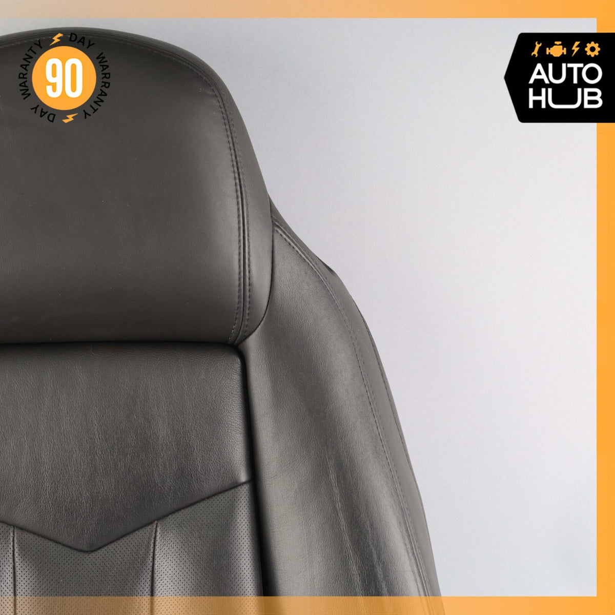 04-05 Cadillac XLR Left Driver Side Top Upper Seat Cushion Black OEM - photo 4