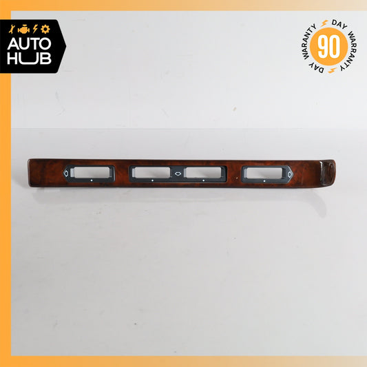Mercedes W140 S500 S600 Dash Air Heater Control Trim Bezel Cover Wood OEM - photo 1