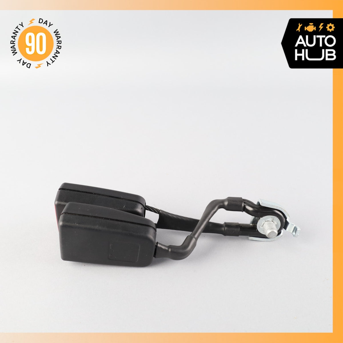07-13 Mercedes W221 S63 AMG S550 S450 Rear Right Center Seat Buckle Black OEM - photo 2