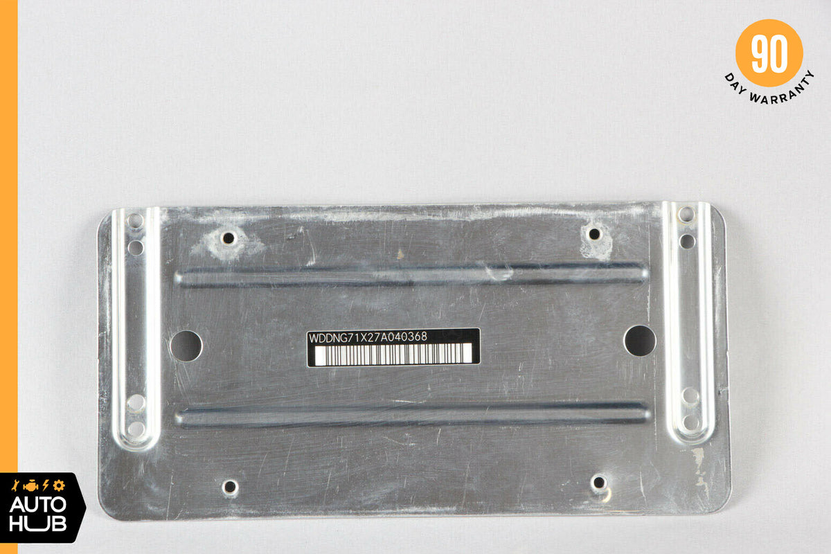 07-13 Mercedes W221 S550 S600 Rear Bumper License Plate Base Bracket OEM - photo 1