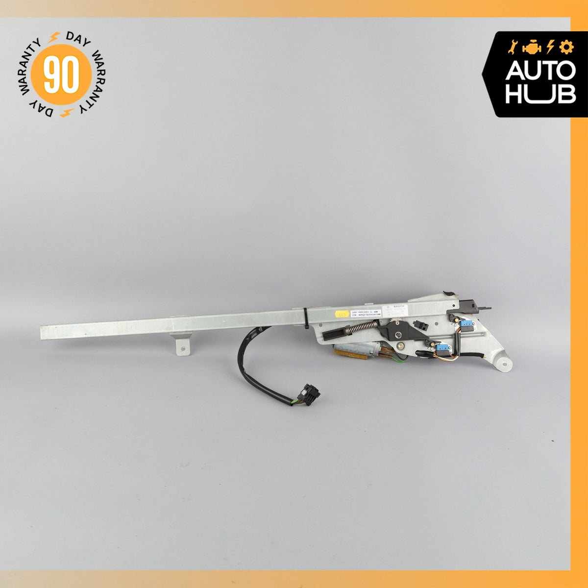 93-99 Mercedes W140 CL600 S500 Left Drive Side Seat Belt Feeder Motor OEM - photo 2